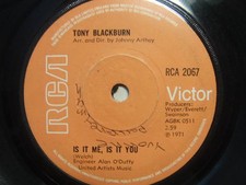 Tony Blackburn – It Is Me Is It You 1971 7” RCA 2067