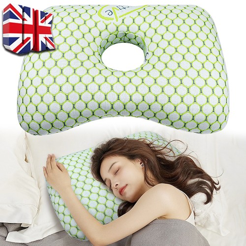 Ear piercing pillow - ear, side