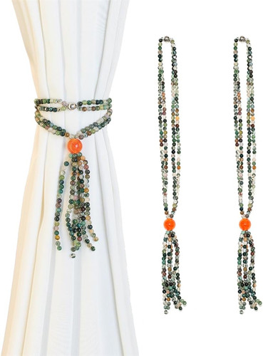 Magnetic curtain tiebacks - magnetic,
