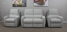 G Plan Hamilton Grano Snowberry Static 2 Seater Sofa & 2 Power Armchairs