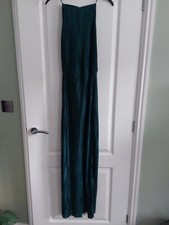 Bohoo Emerald Green Evening Dress Size 12 New