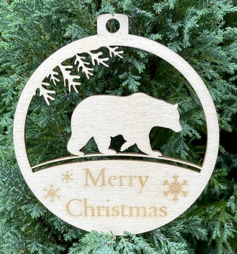 Wooden christmas tree - wooden,