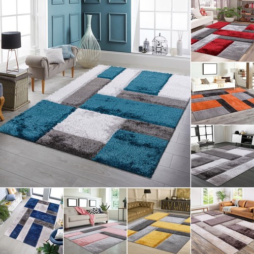 Design rug shaggy - 3d,