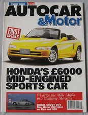 AUTOCAR 22 May 1991 featuring