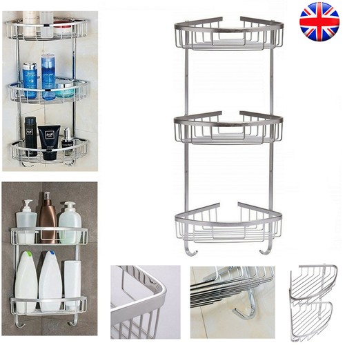 Stainless steel shower caddy - steel,