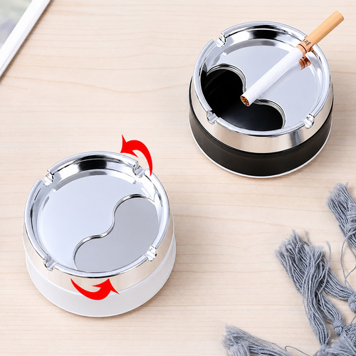 Stainless steel ashtray - steel, with