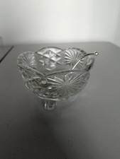 Cut Glass Vintage Sugar Bowl