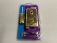 Eurospec Rim Lock Mortice Door RSE8053JAP/BP 5.5''x3'' Polished Brass 2 Keys