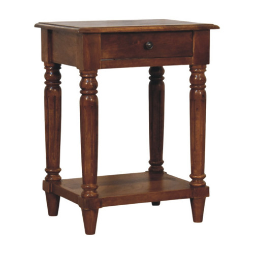 Drawer side table wood - table, 1