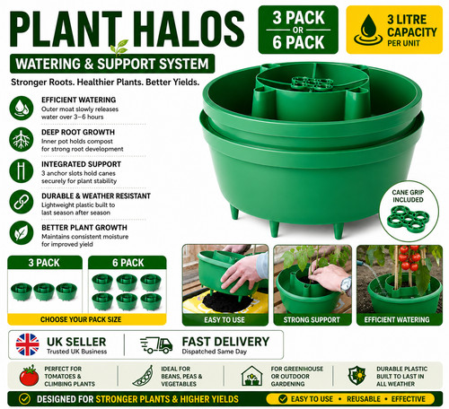 Pack garden plant halos - garden,
