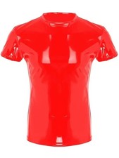 Men’s Faux Leather PU Short