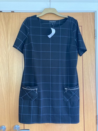 Black white check checked - black,