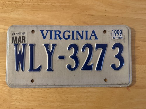 Vintage virginia number plate - virginia,