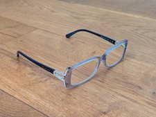 Bvlgari Eyeglasses 4049B Women Transparent Blue Plastic Eyewear Glasses Frames