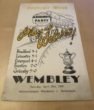 Rare Wolves Souvenir Menu Mr W
