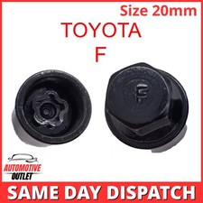 MASTER LOCKING WHEEL SECURITY KEY 20mm BOLT SOCKET REMOVER LETTER F FOR TOYOTA