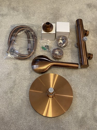 Brushed rose gold - rose, shower