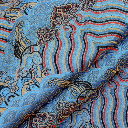 Vintage chinese damask brocade - damask,