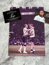 Hand Signed Paul Gascoigne A3