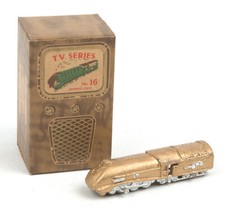 Vintage Benbros T.V Series No.16 Gold Streamlined Express Loco *BOXED*