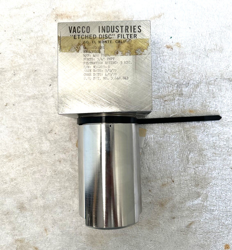 Vacco industries etched disc - industries,