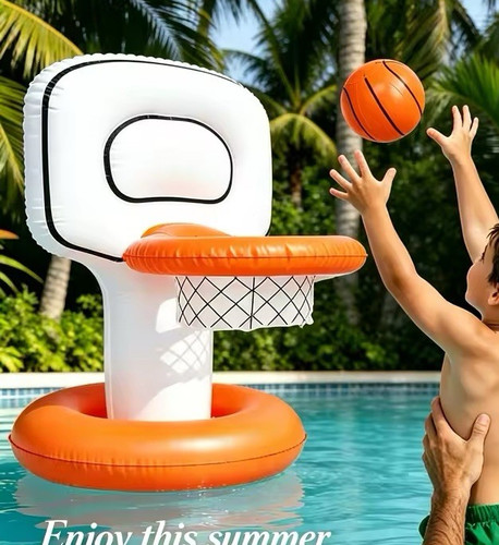 Inflatable floating pool - inflatable,