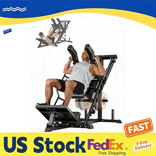 Leg press hack squat - 3-in-1,