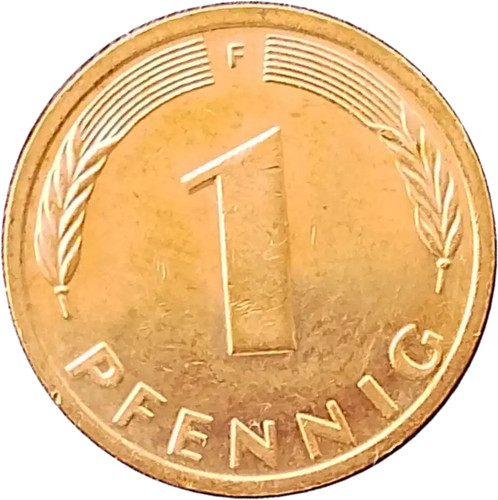 Germany pfennig coin 1987 - pfennig, f