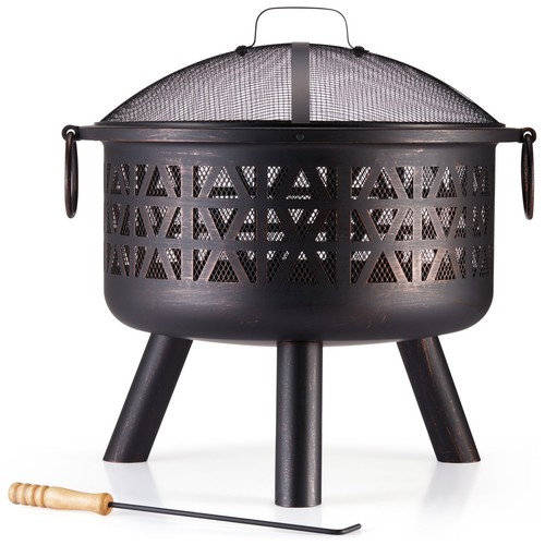 Vonhaus fire pit - fire, geo
