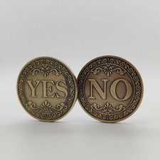 Bronze Yes or No Coin –