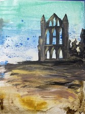 Whitby Abbey 30 x 40  Original