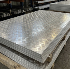 Aluminium tread plate - plate, chequer