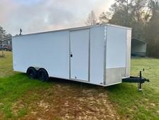 NEW 8.5X20 V-NOSE ENCLOSED CAR