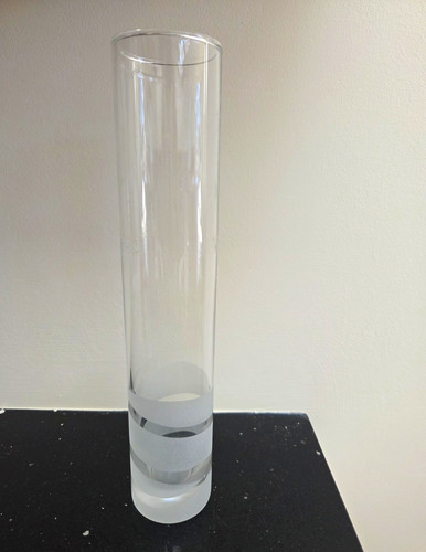 Tall clear glass cylinder vase - tall,