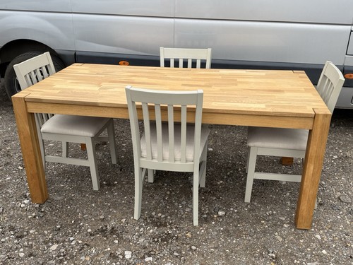 Large solid oak extendable - oak,