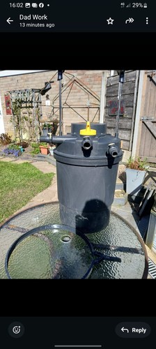 Laguna pressure pond filter