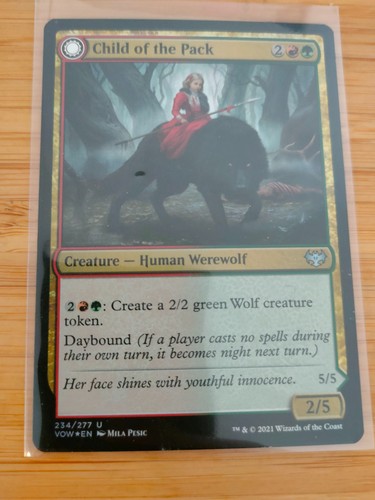 Mtg child the pack savage - child,