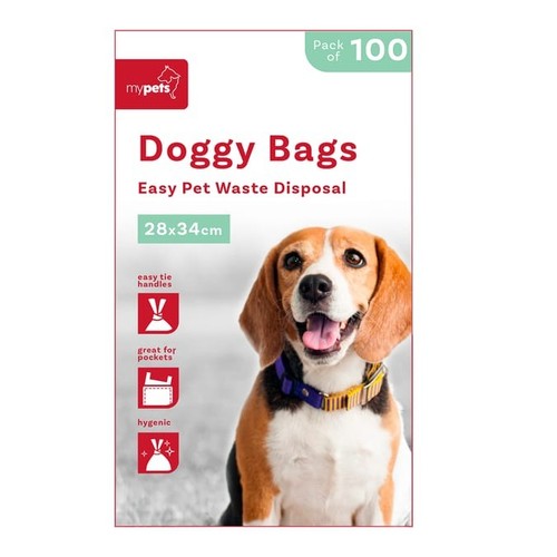Doggy poo bags extra thick - doggy, dog