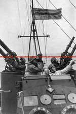 F009926 Royal Navy Torpedo Boat and crew North Sea 1941 WW2