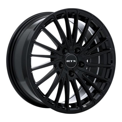 18x8 black alloy wheel - black,