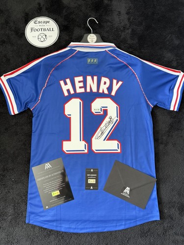 Signed thierry henry 1998 - thierry,