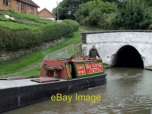 Photo 6x4 historic narrowboat - historic,