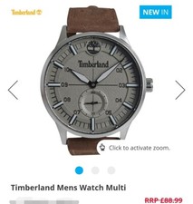 mens timberland watch new