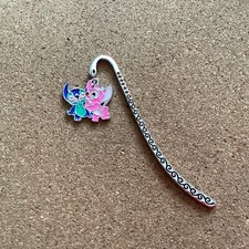 Cute Stitch & Angel Kiss Disney Girls Ladies Kids Wavy Metal Bookmark 🎁