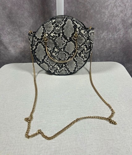 Mango round snakeskin faux - mango,
