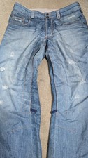 Rare, iconic Burton 'The Jeans' Gore-Tex ski/snowboard, denim style trousers. M