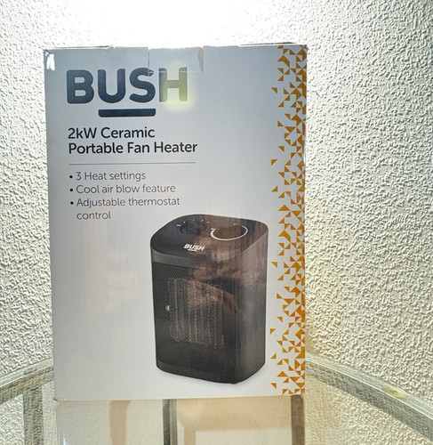 Bush 2kw ceramic portable fan - bush,