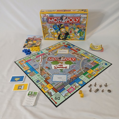 The simpsons monopoly board - the,