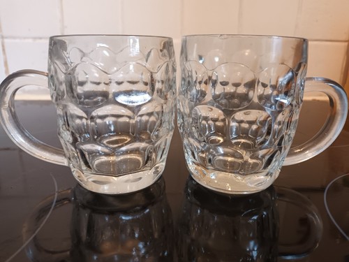 Pair vintage dimpled half - of,