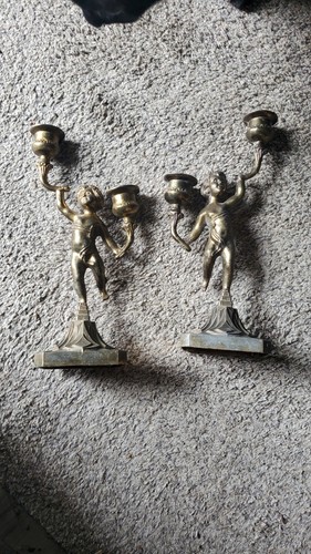 Lot vintage antique brass - lot,